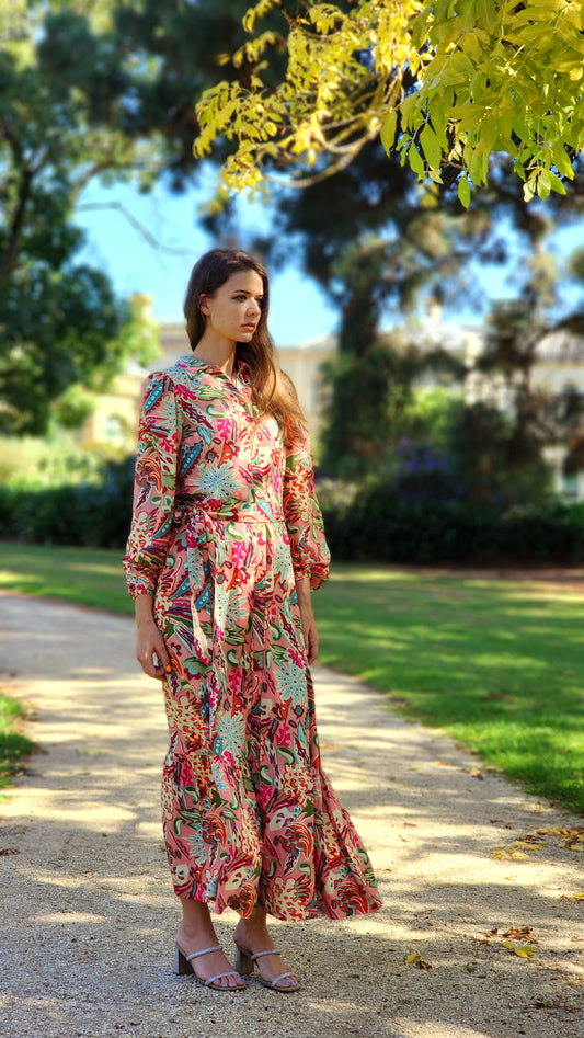 Abstract Multicolour Dress