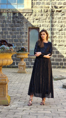 Midnight Black Sequin Party Dress