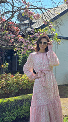 Blush Garden Maxi Dress