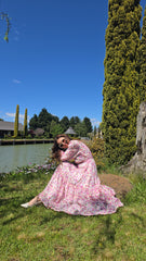 Petal Reverie Maxi Dress