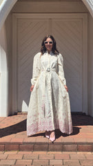 Threaded Bloom Embroidered Dress