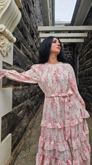 Wild Rose Tiered Cascade Dress