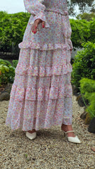 Spring Meadow Tiered Cascade Dress