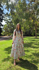 Daydream Floral Lace Tiered Dress