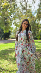 Daydream Floral Lace Tiered Dress