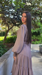 Mud Brown Tiered Maxi - Classic Edition