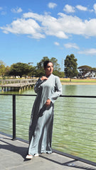 Sea Moss Serenity Abaya