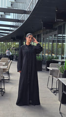 Noir Majesty Couture Abaya
