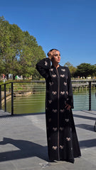 Midnight Bows Abaya