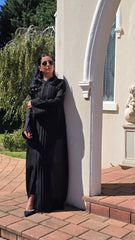 Noir Pleated Abaya