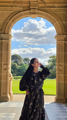 Midnight Botanica Maxi Dress