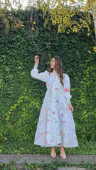 Garden Muse Lace Tiered Dress