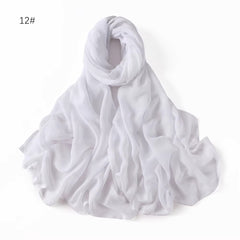 White Modal Hijab