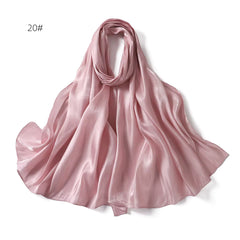 Silk Organza Hijab Baby Pink