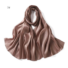 Silk Organza Hijab Coffee