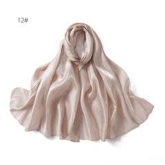 Silk Organza Hijab Pearl