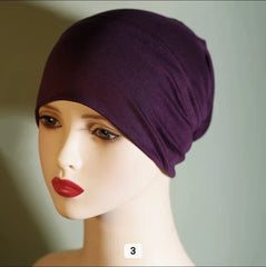 Hijab Under Cap Purple