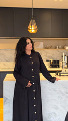 Regal Fold Black Abaya