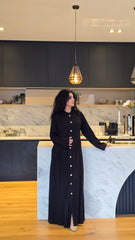 Regal Fold Black Abaya
