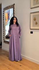 Regal Fold Lilac Abaya