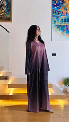 Berry Ombre Sparkle Abaya