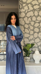 Blue Ombre Sparkle Abaya