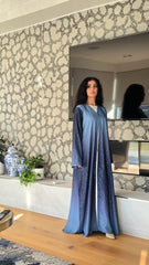 Blue Ombre Sparkle Abaya