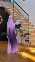 Pink Ombre Sparkle Abaya