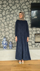 Blue Swarovski Formal Abaya