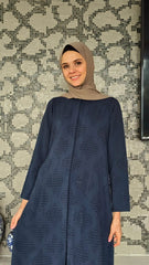 Blue Swarovski Formal Abaya