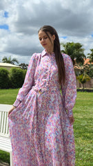 Pink Fusion Shirt Dress