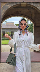 Snowveil Pleated Dress