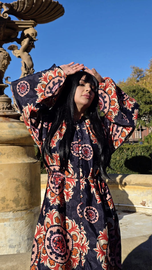 Sunset Bloom Maxi Dress