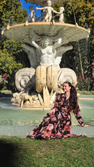 Autumn Bloom Maxi Dress