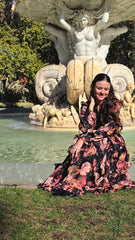 Autumn Bloom Maxi Dress