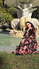 Autumn Bloom Maxi Dress