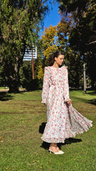 Soft Bloom Maxi Dress