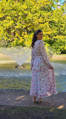 Soft Bloom Maxi Dress