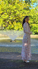 Soft Bloom Maxi Dress