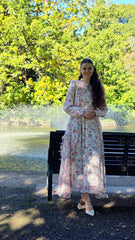 Soft Bloom Maxi Dress