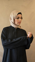 Black Embroidered Classy Abaya