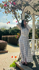 The Checkline Shirt Dress