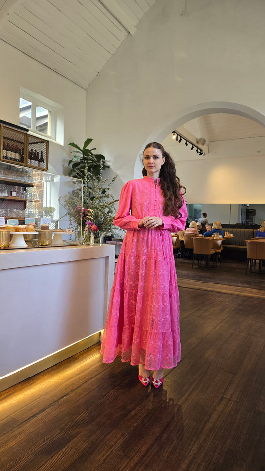 Rose Blossom Tiered Dress