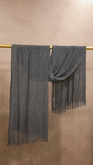 Graphite Mode Crinkle Rayon Hijab