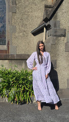 Lavender Meadow Lace Tiered Dress