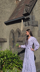 Lavender Meadow Lace Tiered Dress