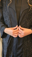 Embroidered Black Set