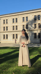 Sandstone Dusk Linen Dress