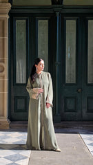 Sage Grace Embroidered Abaya