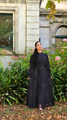Noir Elan Tiered Dress